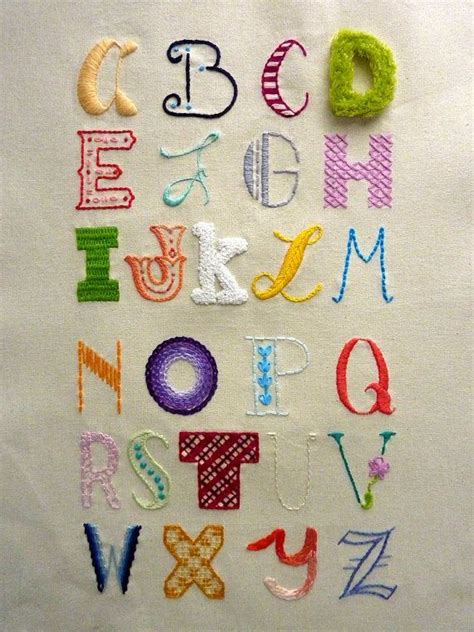 Hand Lettered Alphabet Sampler Embroidery By Thestoryofkat