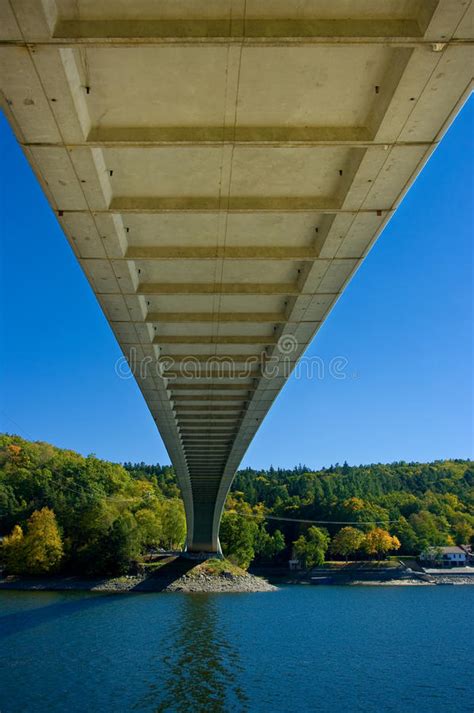 The Bridge Across The Creek Stock Photo Image Of Reservoir Bridge