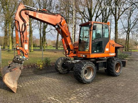 Terex Tw85 Mobiele Kraan Wheel Excavator For Sale Netherlands Harskamp