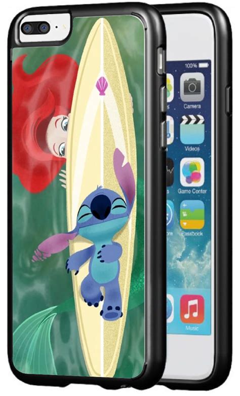 Disney Ariel And Stitch Phone Case For Iphone 7 And Iphone 7 Plus