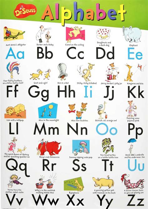 Dr Seuss Printable Alphabet Letters Printable Positive Parenting Tips