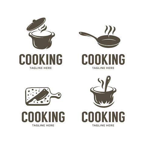Premium Vector Set Of Vintage Cooking Logo Design Template
