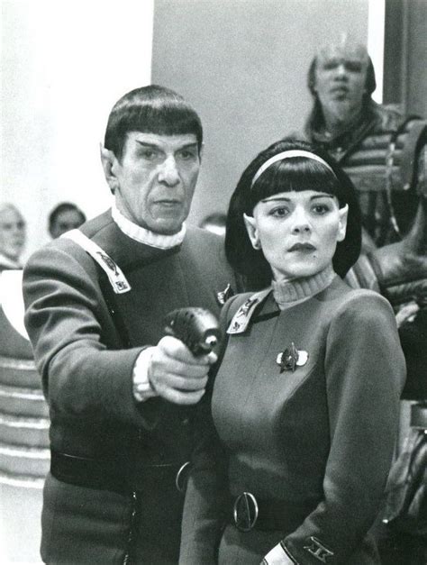Kim Cattrall And Leonard Nimoy Star Trek Vi The Undiscovery Country 1991