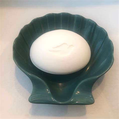 Vintage Hall Seashell Soap Dish Trinket Dish Etsy