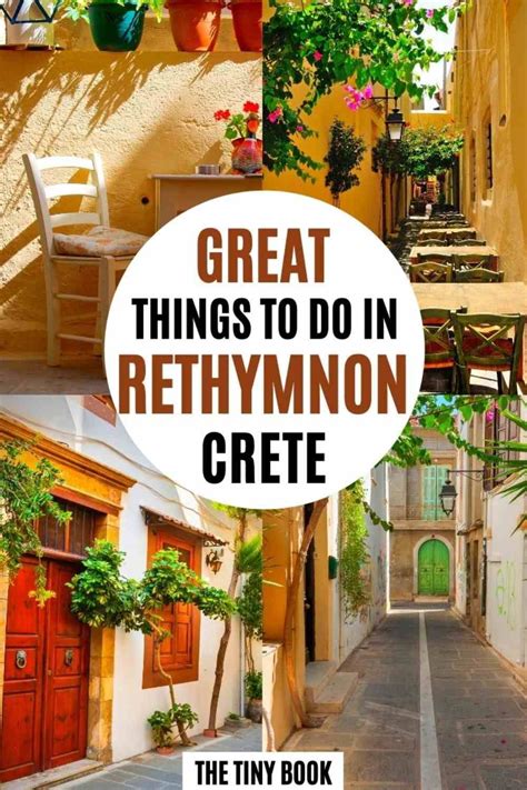 Fantastic Things To Do In Rethymnon Crete The Tiny Book Crete