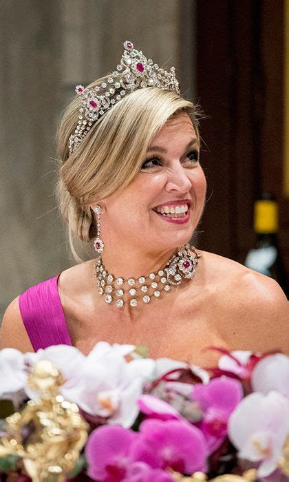 Queen Maxima Queen Mathilde And More Royal Ladies Show Off Their Tiaras At Gala Dinner Royal