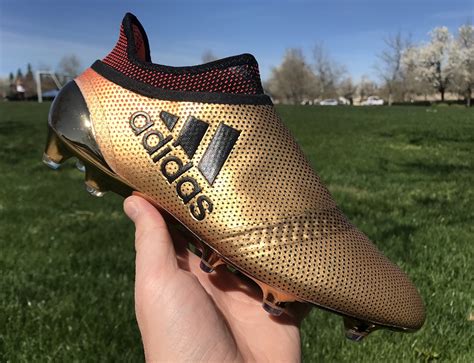 Gold Adidas X17 Purespeed Soccer Cleats 101