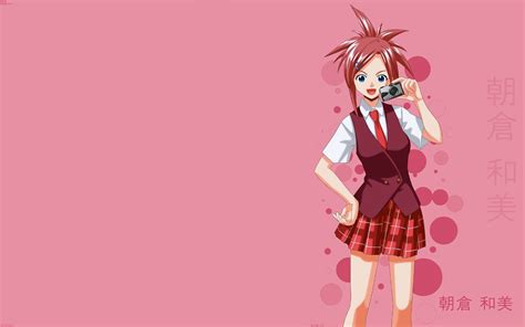Wallpaper Illustration Anime Camera Cartoon Skirt Joy Toy Pink