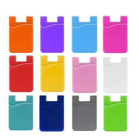 3m Adhesive Silicone Bank Card Holder For Mobile Phone China Silicone