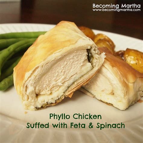 Phyllo (or filo, in greek: Phyllo Chicken Stuffed with Feta & Spinach - The Simply ...