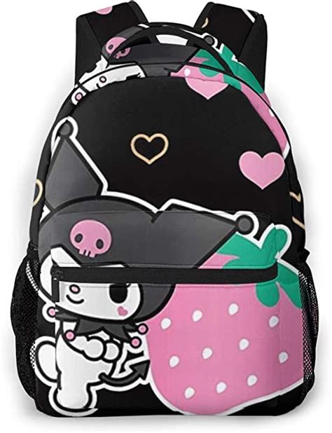 My Melody And Kuromi Travel Backpack For School Bookbag Amazonca