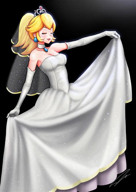 She was originally known as princess toadstool outside of japan until 1993, when the name peach appeared in the game yoshi's safari. PADM (Pedro Delgado) - Princess Peach wedding dress