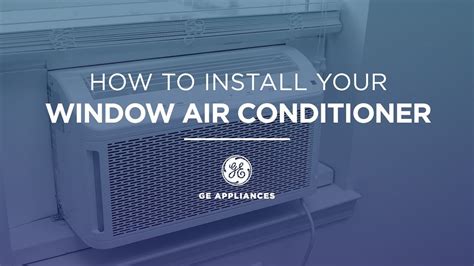 Window Room Air Conditioner Installation Youtube