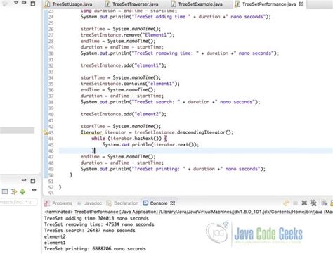 Treeset Class Java Example Java Code Geeks