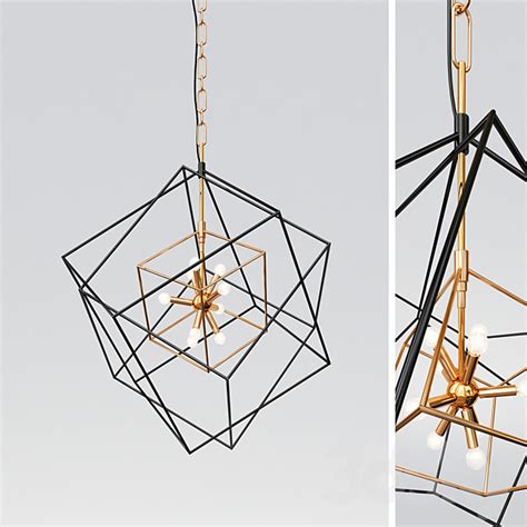 5 Geometric Pendant Lights Pendant Light 3d Models