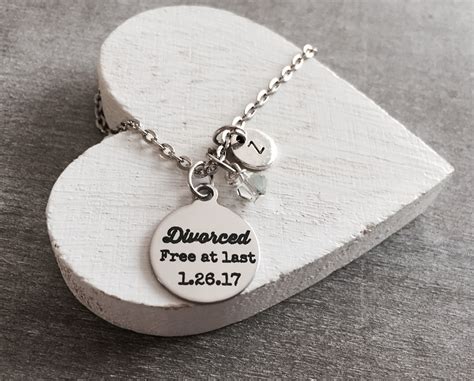 Divorced Free At Last Divorce Bracelet Divorce Jewelry Divorce T