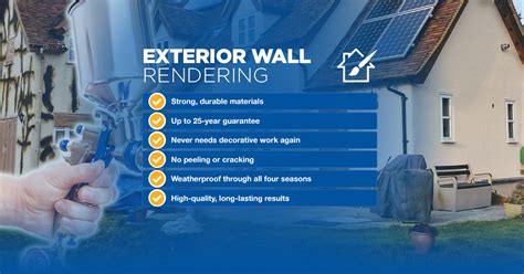 Exterior Wall Rendering For Your Whole Home Guaranteed And Protected
