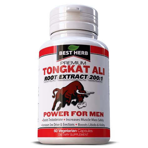 tongkat ali grade a 200 1 root extract longjack best herb capsules purestherbal