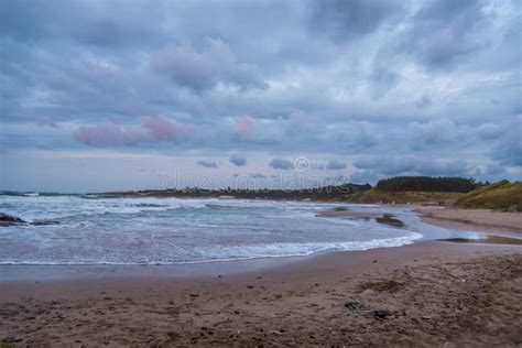 Morning Storm Clouds Over Beach On Caribbean Sea Stock Image Image Of
