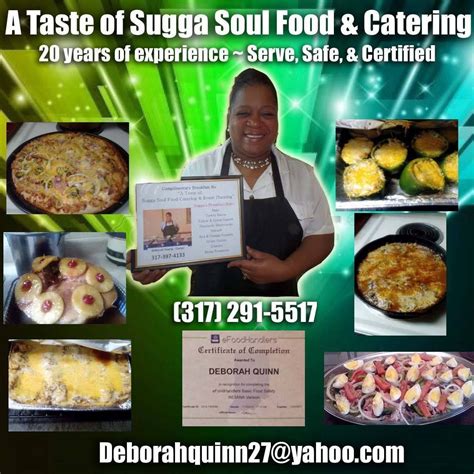 Macaroni&cheese $65 $45 collard greens $45 $30. Pin by A "TASTE OF SUGGA" CATERING SERVICES on A Taste Of ...