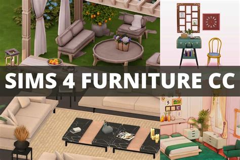 39 Sims 4 Furniture Cc Packs Stunning Pieces For Every Room We Want