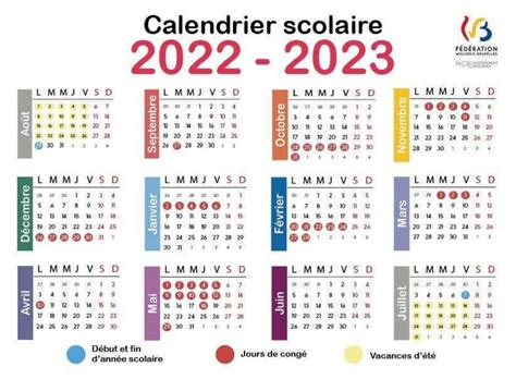 Calendrier Scolaire 2022 2023 En Cfwb Académie Communale Dauderghem