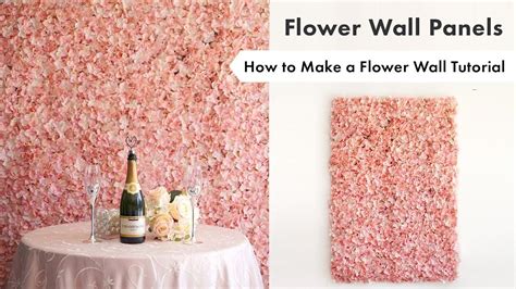 Shop by subject, style, room, best sellers & more. Flower Wall Panels Tutorial | How To Setup | eFavormart ...