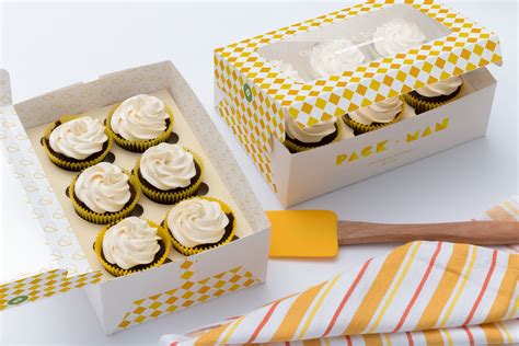 Six Cupcake Box Mockup 03 Cup And Container Mockups Creative Market