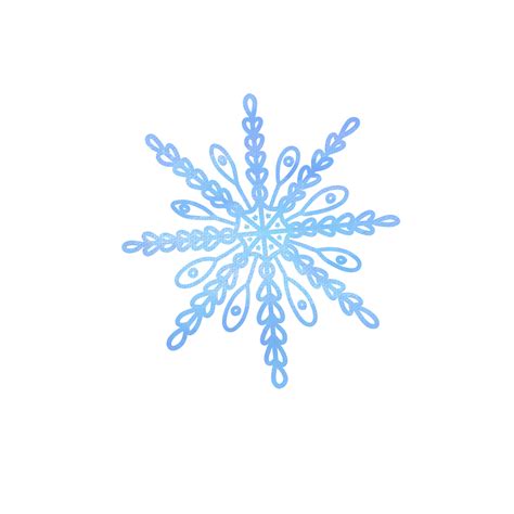 Blue Watercolor Snowflake 13271741 Png