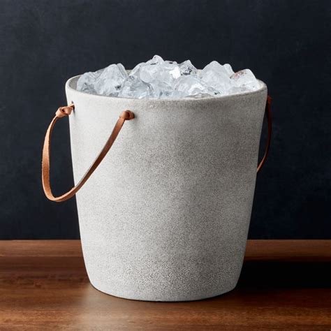 Pedra Ceramic Ice Bucket Reviews Crate And Barrel
