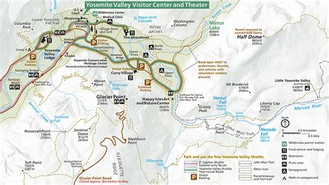 Day Hikes Of Yosemite National Park Map Guide Ubicaciondepersonas