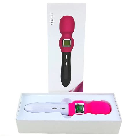 New Brand Magic Wand Sex Vibrators For Women LCD Strong Power Vibrating G Spot Sex Toys