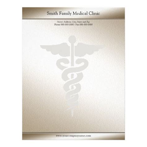 The doctor letterhead design used will also function to show your professionalism to your patients and colleagues. Physician Medical Doctor Letterhead | Zazzle.com