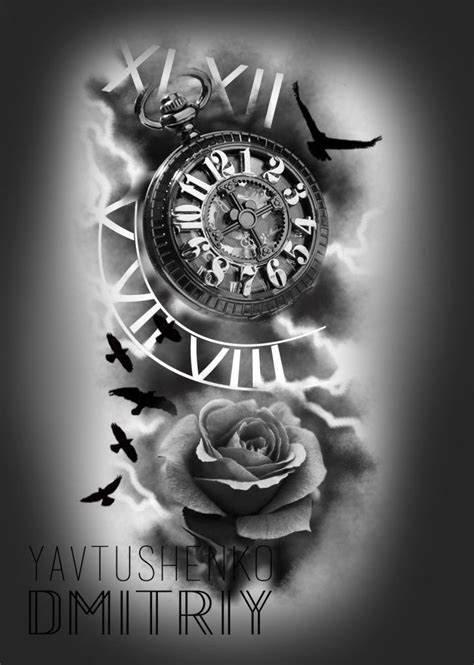 225 Clock Tattoos Ideas And Designs 2024 Tattoosboygirl Watch