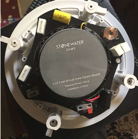 The mounting depth is 3.5 inches. Best ceiling speaker for Atmos experience (no upward ...