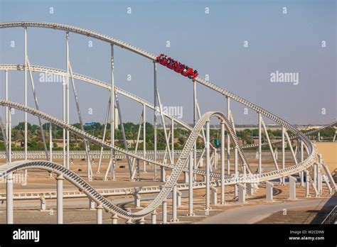 Uae Abu Dhabi Yas Island Ferrari World Amusement Park Formula Rosso