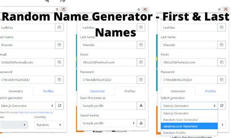 Random Name Generator First And Last Names Kfanhub