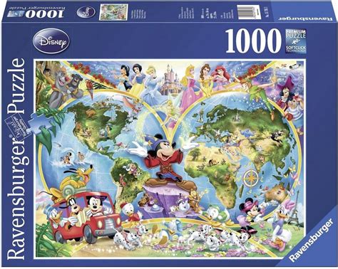 Ravensburger Puzzle 1000 Teile Disneys Weltkarte Online Kaufen Otto