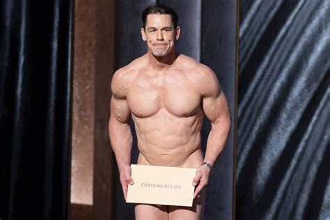 Oscars Producers Break Down John Cena S Nude Moment We Made Sure He Looked Like A Ken