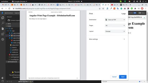 How To Print A Page In Angular