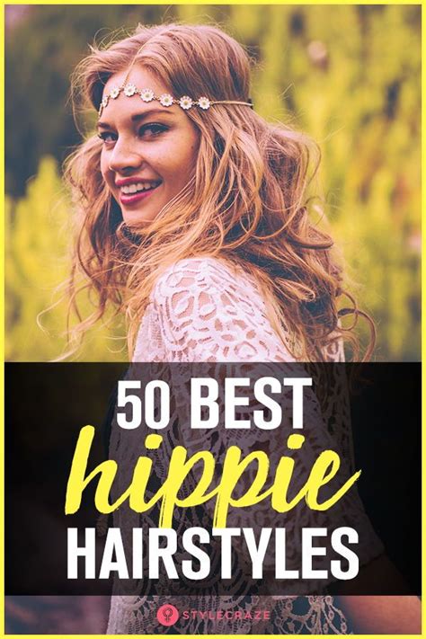 52 Awesome Hippie Hairstyles For Women Hippie Hair Easy Hippie Hairstyles 70s Hair And Makeup