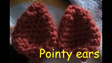 Pointy Ears Youtube Crochet Mask Pointy Ear