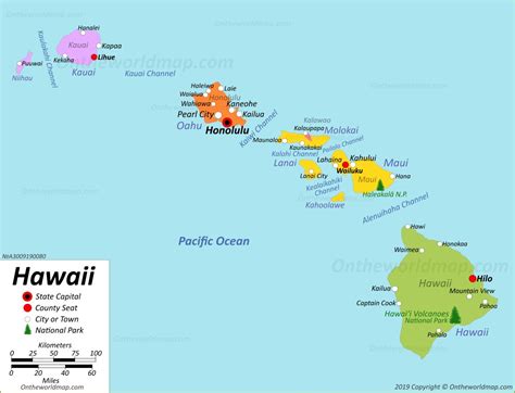 Hawaii Map  USA  Maps of Hawaii (Hawaiian Islands)