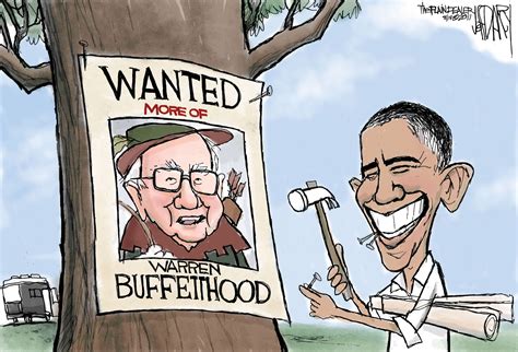 Warren Buffetts Tax Advice Editorial Cartoon