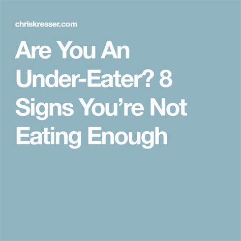 not eating enough here are 8 signs and symptoms and how to improve chris kresser under