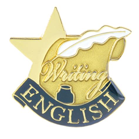 English Writing Pin Writing Pin Subject Pins Terra Sancta Guild