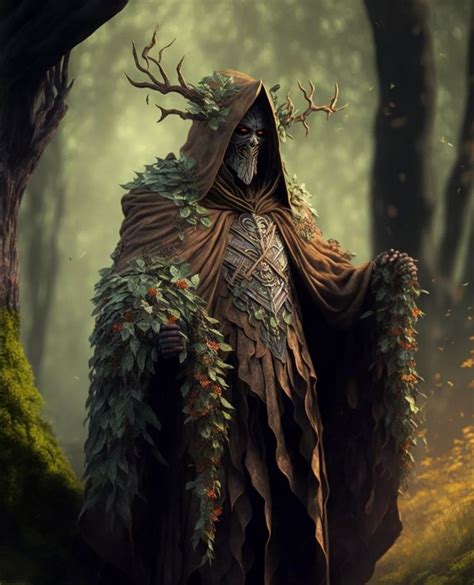 Forest Druids By Benmyhre In 2023 Fantasy Character Design Fantasy