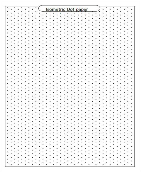 Isometric Dot Paper Printable
