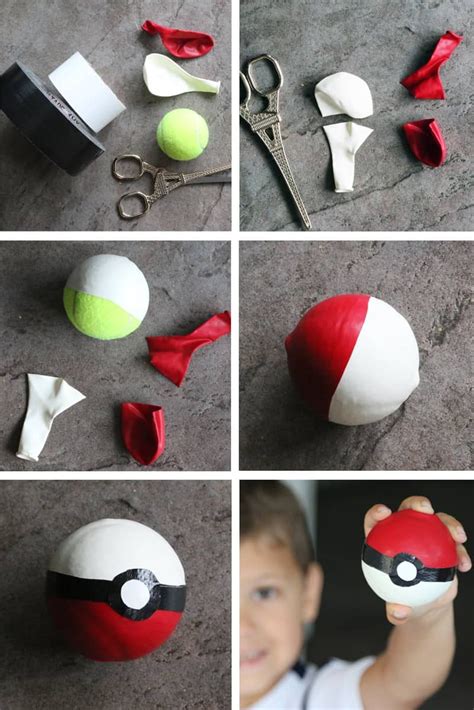 Diy Pokémon Go Ball And Crafting With Gordon Pokemon Themed Party