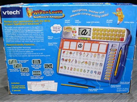 Vtech Write And Learn Cursive Spellboard Advanced With Box Game